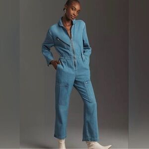 Seventy + Mochi Blue Denim Jumpsuit